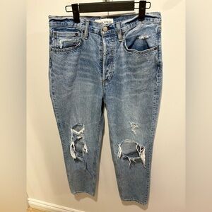 DENIM FORUM BF HIGH RISE LOOSE JEAN